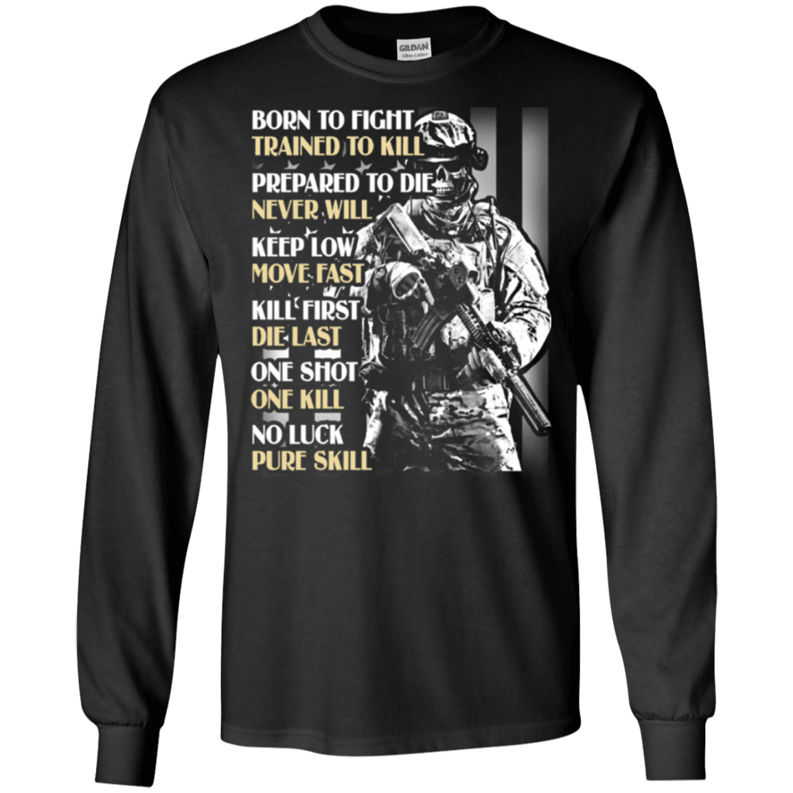 Military T-Shirt "Veteran Skill"-TShirt-General-Veterans Nation