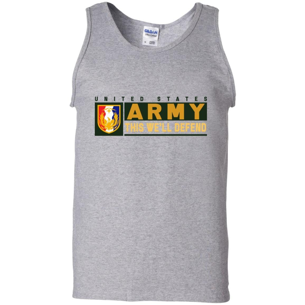 US Army 36TH SUSTAINMENT BRIGADE- This We'll Defend T-Shirt On Front For Men-TShirt-Army-Veterans Nation