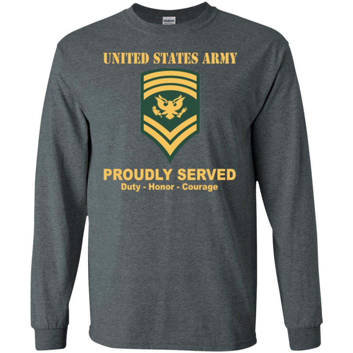 US Army E-9 SPC E9 Specialist Ranks Men Front Shirt US Army Rank-TShirt-Army-Veterans Nation