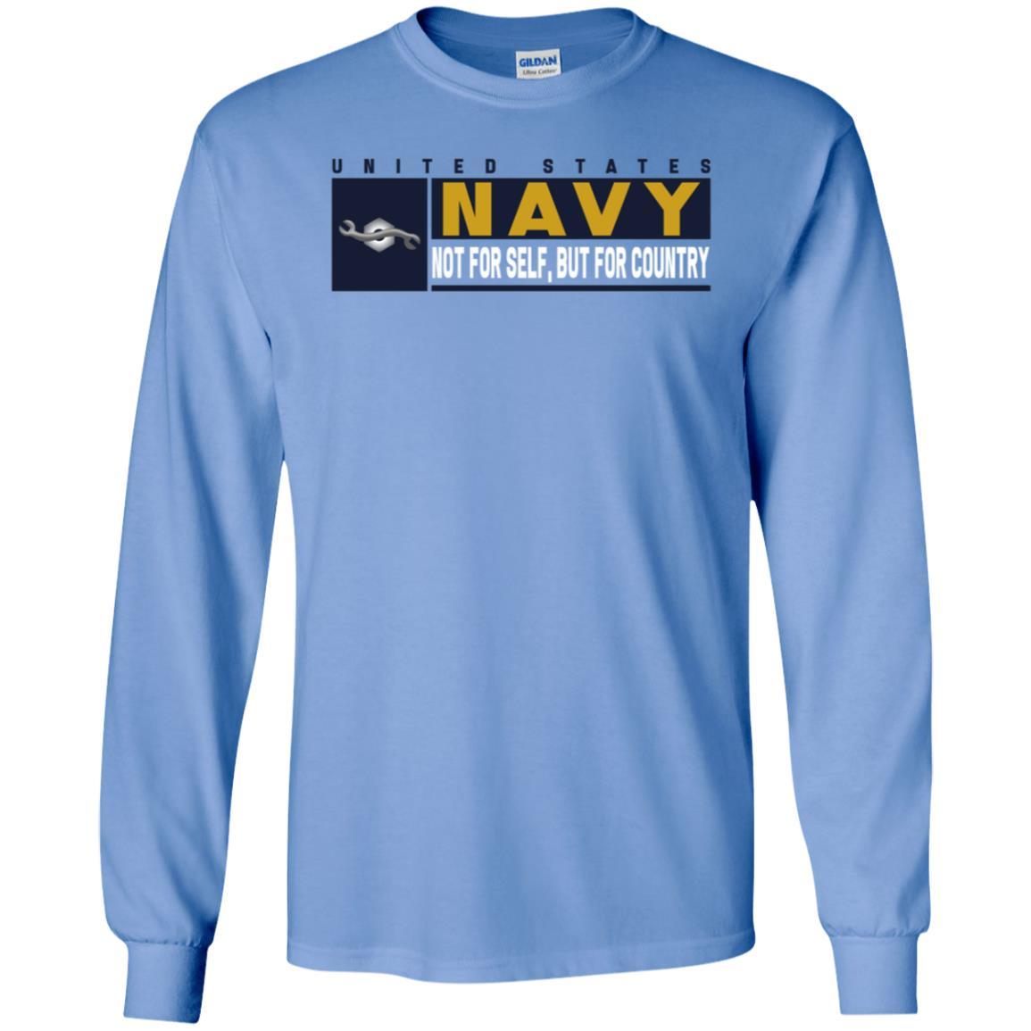 Navy Construction Mechanic Navy CM- Not for self Long Sleeve - Pullover Hoodie-TShirt-Navy-Veterans Nation