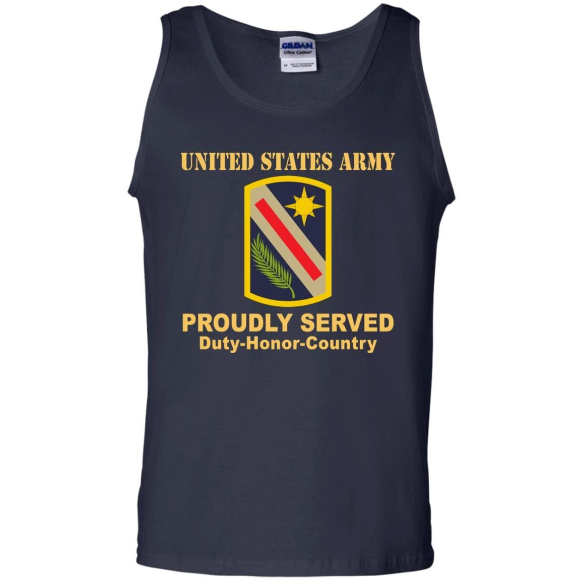 US ARMY 321 SUSTAINMENT BRIGADE- Proudly Served T-Shirt On Front For Men-TShirt-Army-Veterans Nation
