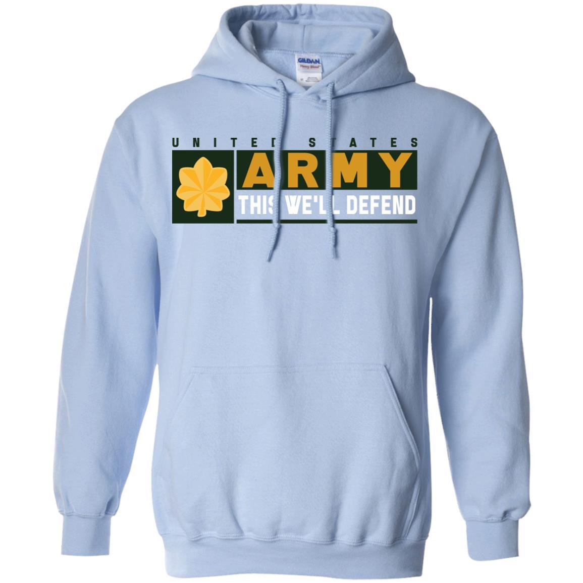 US Army O-4 This We Will Defend Long Sleeve - Pullover Hoodie-TShirt-Army-Veterans Nation