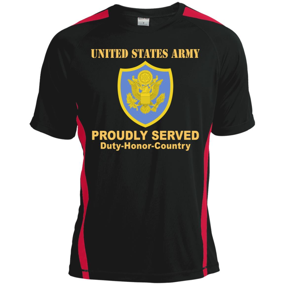 US ARMY PERSONNEL IN DOD AND JOINT ACTIVITIES- Proudly Served T-Shirt On Front For Men-TShirt-Army-Veterans Nation