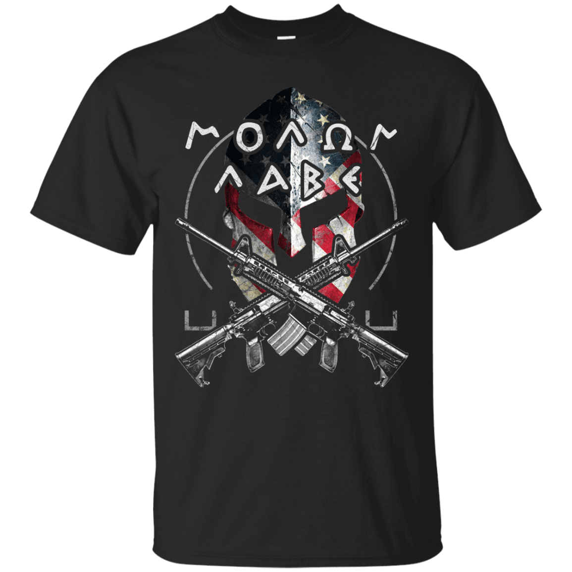 Military T-Shirt "Veteran - Molon Labe - Come And Take Them"-TShirt-General-Veterans Nation