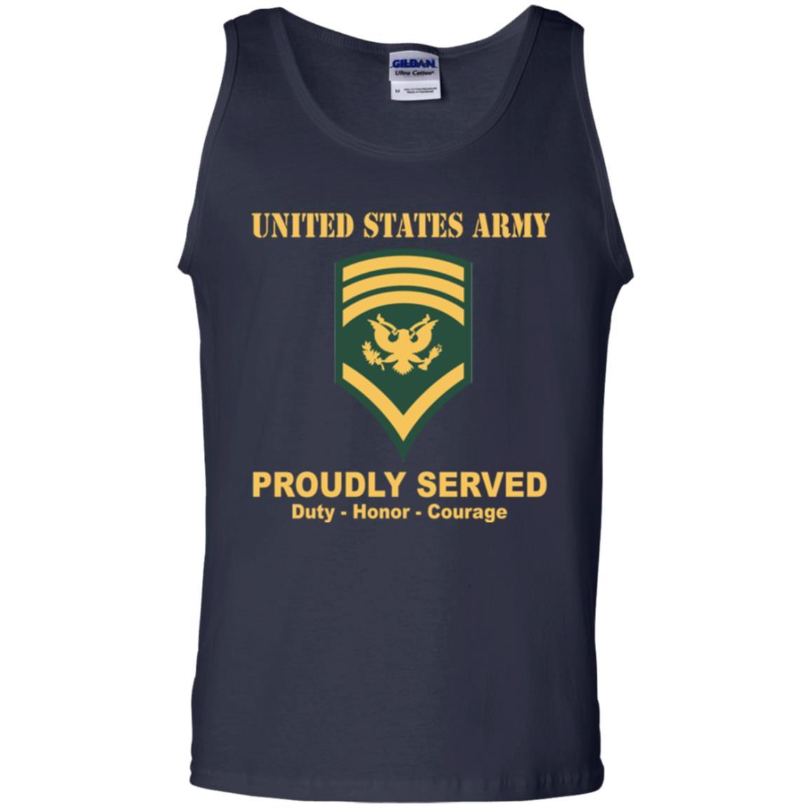 US Army E-8 SPC E8 Specialist Ranks Men Front Shirt US Army Rank-TShirt-Army-Veterans Nation