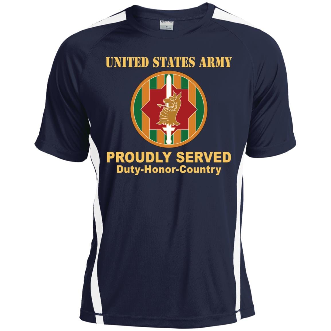 US ARMY 89TH MILITARY POLICE BRIGADE - Proudly Served T-Shirt On Front For Men-TShirt-Army-Veterans Nation