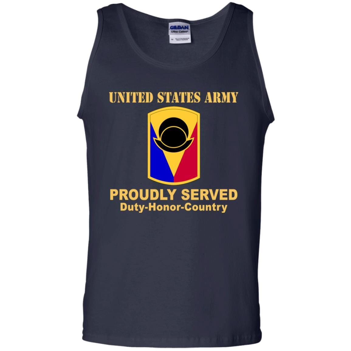 US ARMY 53RD INFANTRY BRIGADE COMBAT TEAM - Proudly Served T-Shirt On Front For Men-TShirt-Army-Veterans Nation