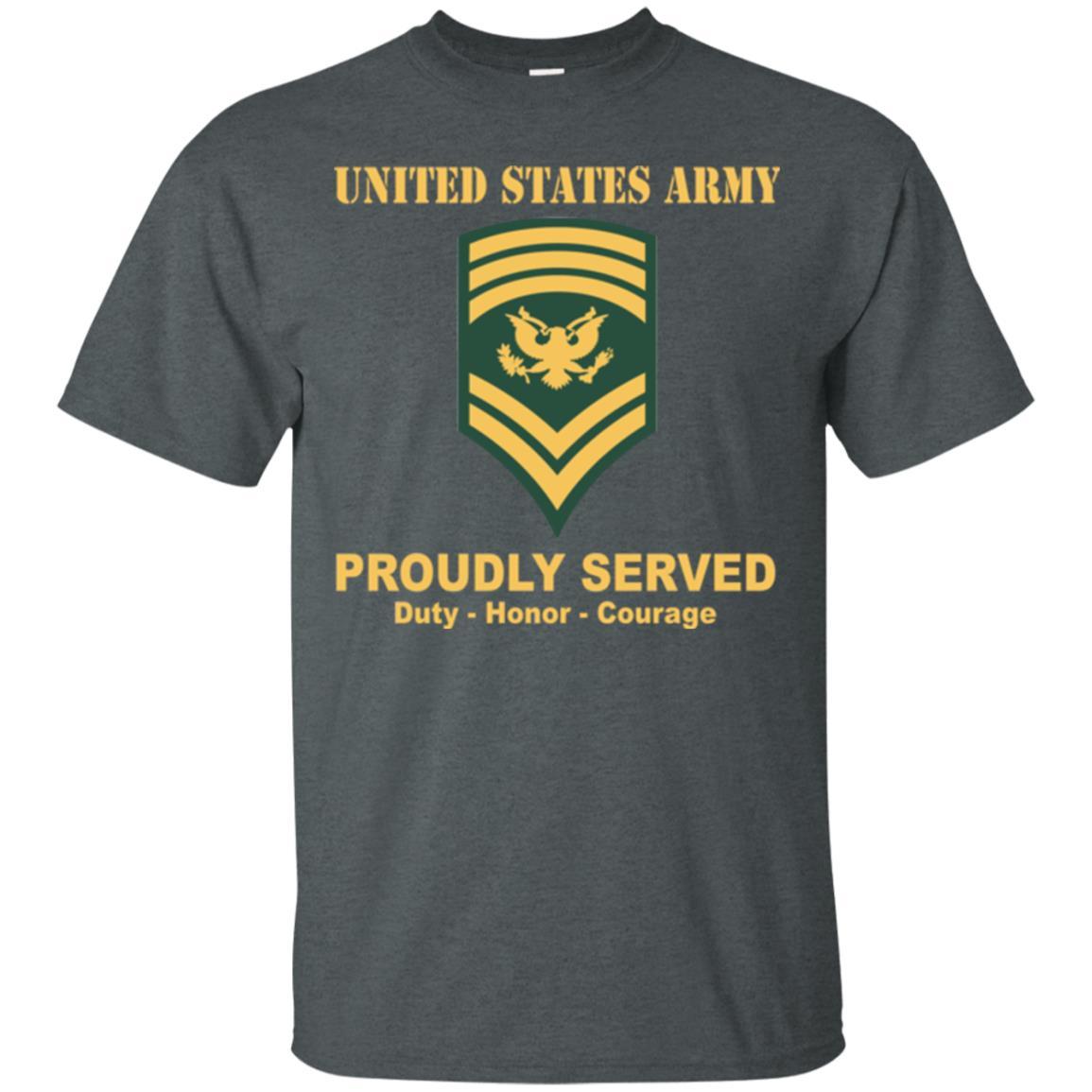 US Army E-9 SPC E9 Specialist Ranks Men Front Shirt US Army Rank-TShirt-Army-Veterans Nation