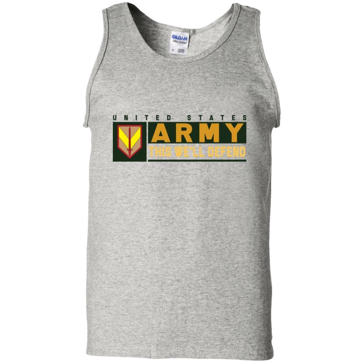 US Army 1ST SUSTAINMENT- This We'll Defend T-Shirt On Front For Men-TShirt-Army-Veterans Nation