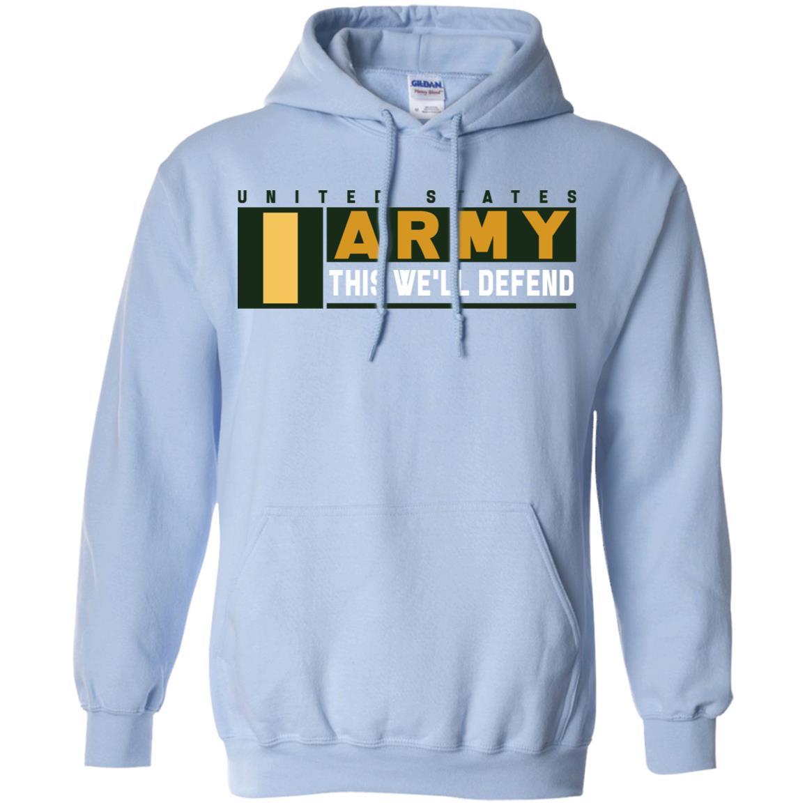 US Army O-1 This We Will Defend Long Sleeve - Pullover Hoodie-TShirt-Army-Veterans Nation