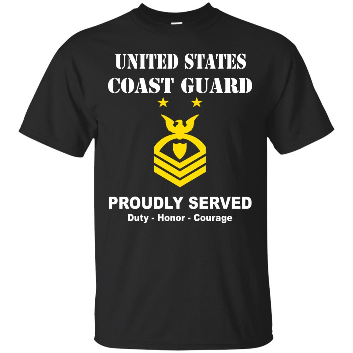 US Coast Guard E-9 Command Master Chief Petty Officer E9 CMC Chief Petty Officer Men Front USCG T Shirt-TShirt-USCG-Veterans Nation