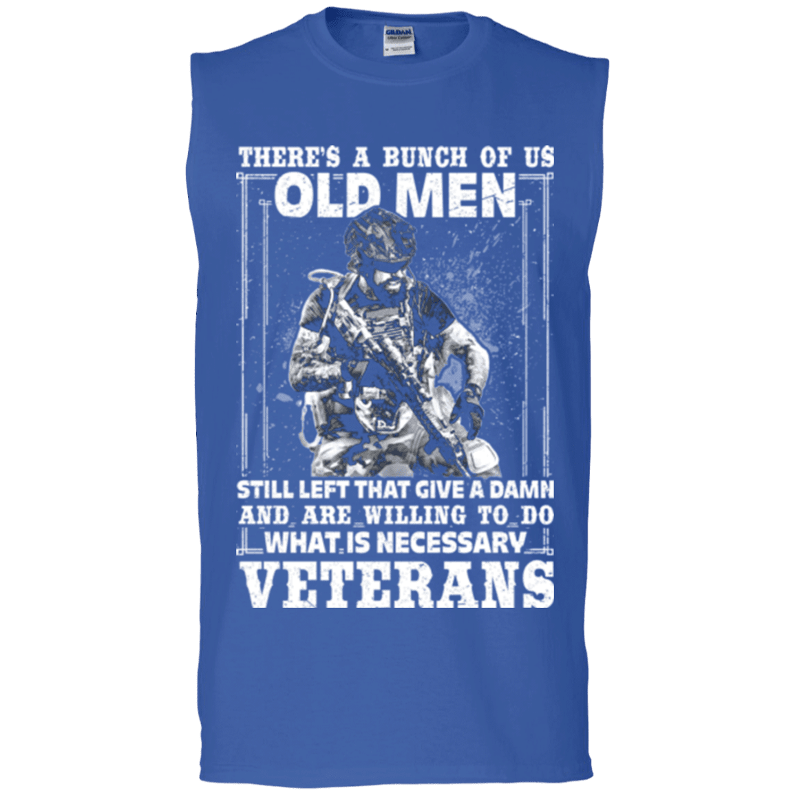 Military T-Shirt "OLD VETERAN ARE WILLING TO DO"-TShirt-General-Veterans Nation