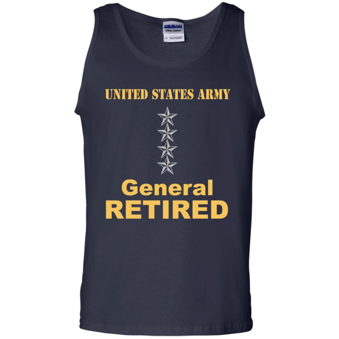 US Army O-10 General O10 GEN General Officer Retired Men T Shirt On Front-TShirt-Army-Veterans Nation