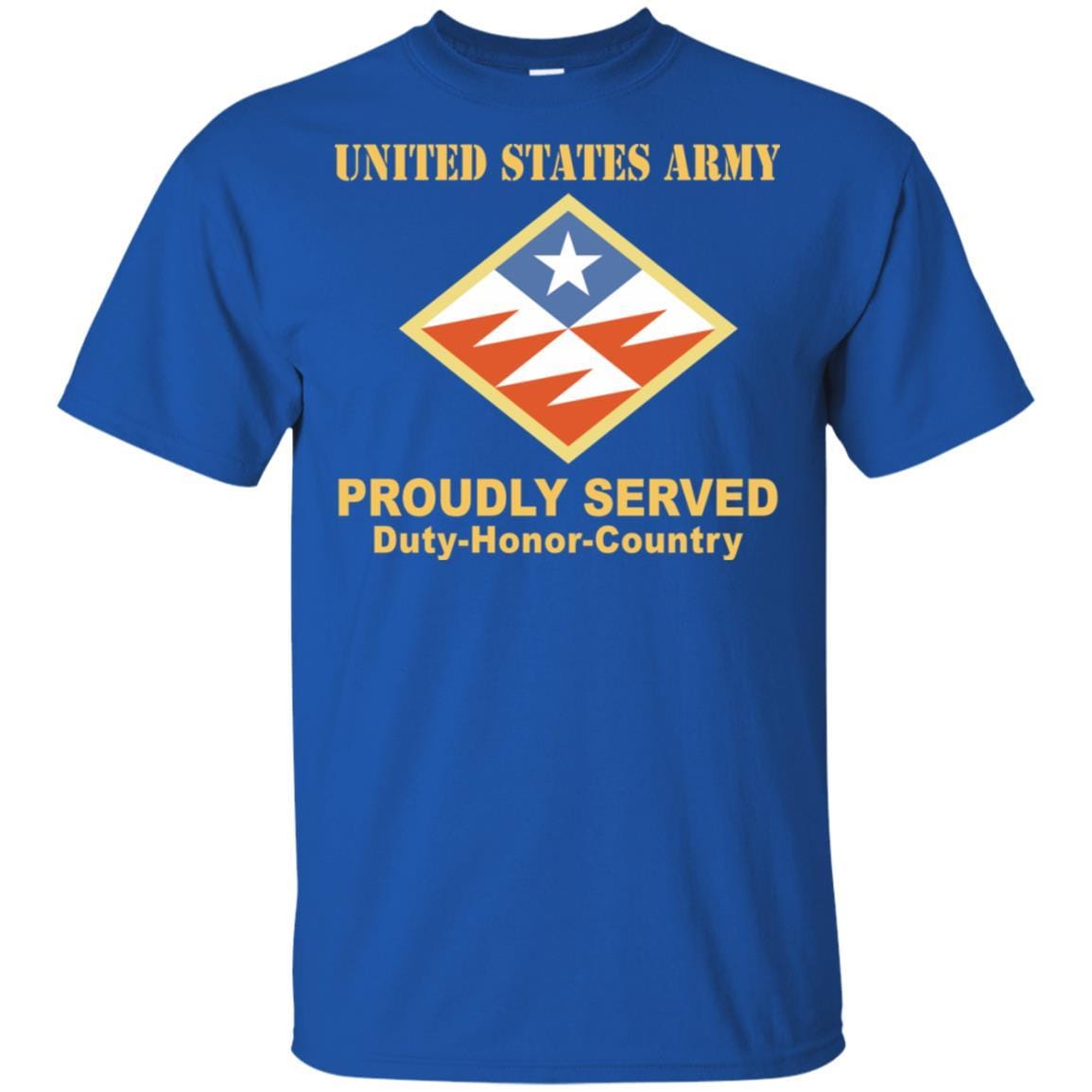 US ARMY 261 SIGNAL BRIGADE - Proudly Served T-Shirt On Front For Men-TShirt-Army-Veterans Nation