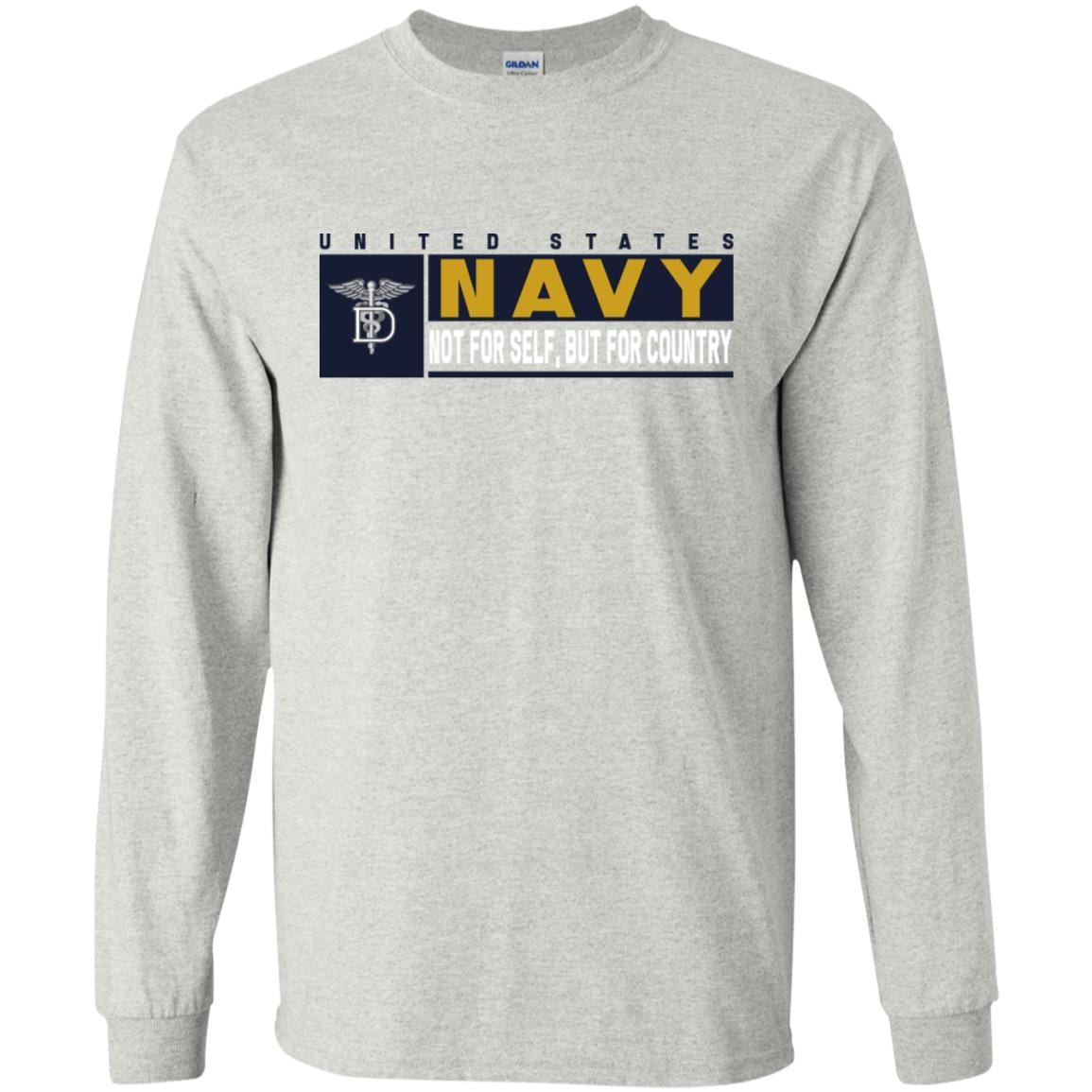 Navy Dental Technician Navy DT- Not for self Long Sleeve - Pullover Hoodie-TShirt-Navy-Veterans Nation