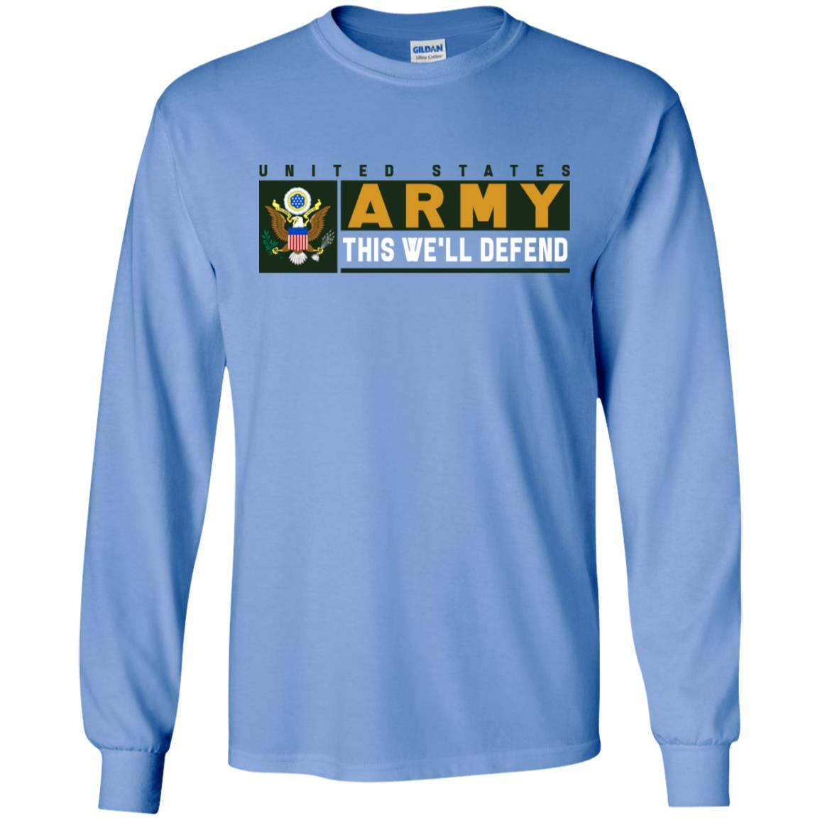 US Army This We Will Defend Long Sleeve - Pullover Hoodie-TShirt-Army-Veterans Nation