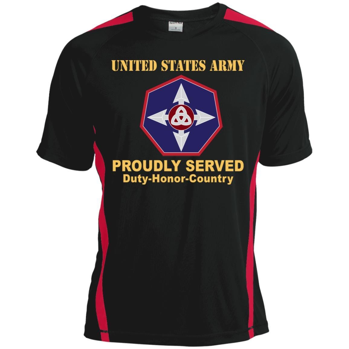 US ARMY 364TH EXPEDITIONARY SUSTAINMENT COMMAND- Proudly Served T-Shirt On Front For Men-TShirt-Army-Veterans Nation
