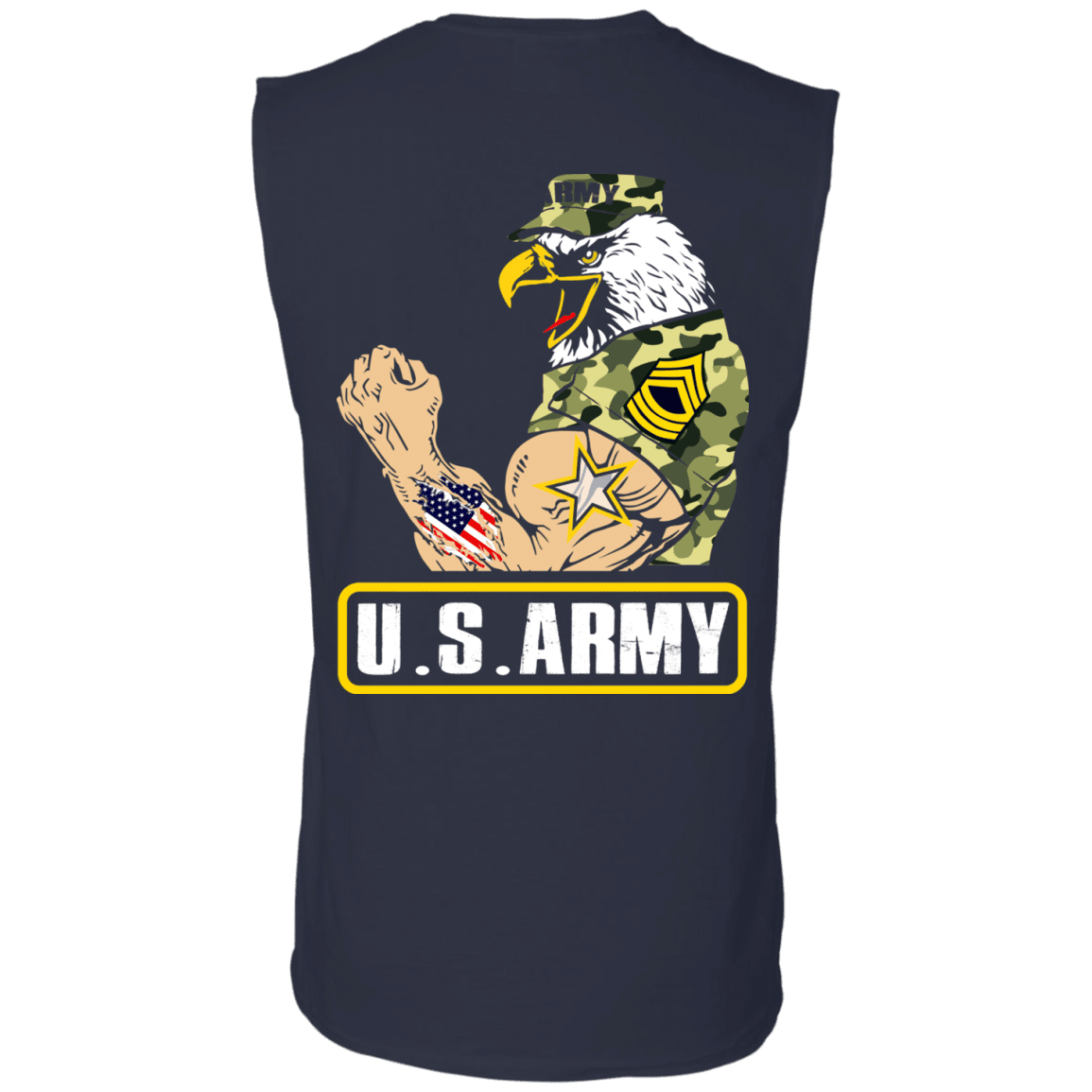 US Army Strong Back T Shirts-TShirt-Army-Veterans Nation