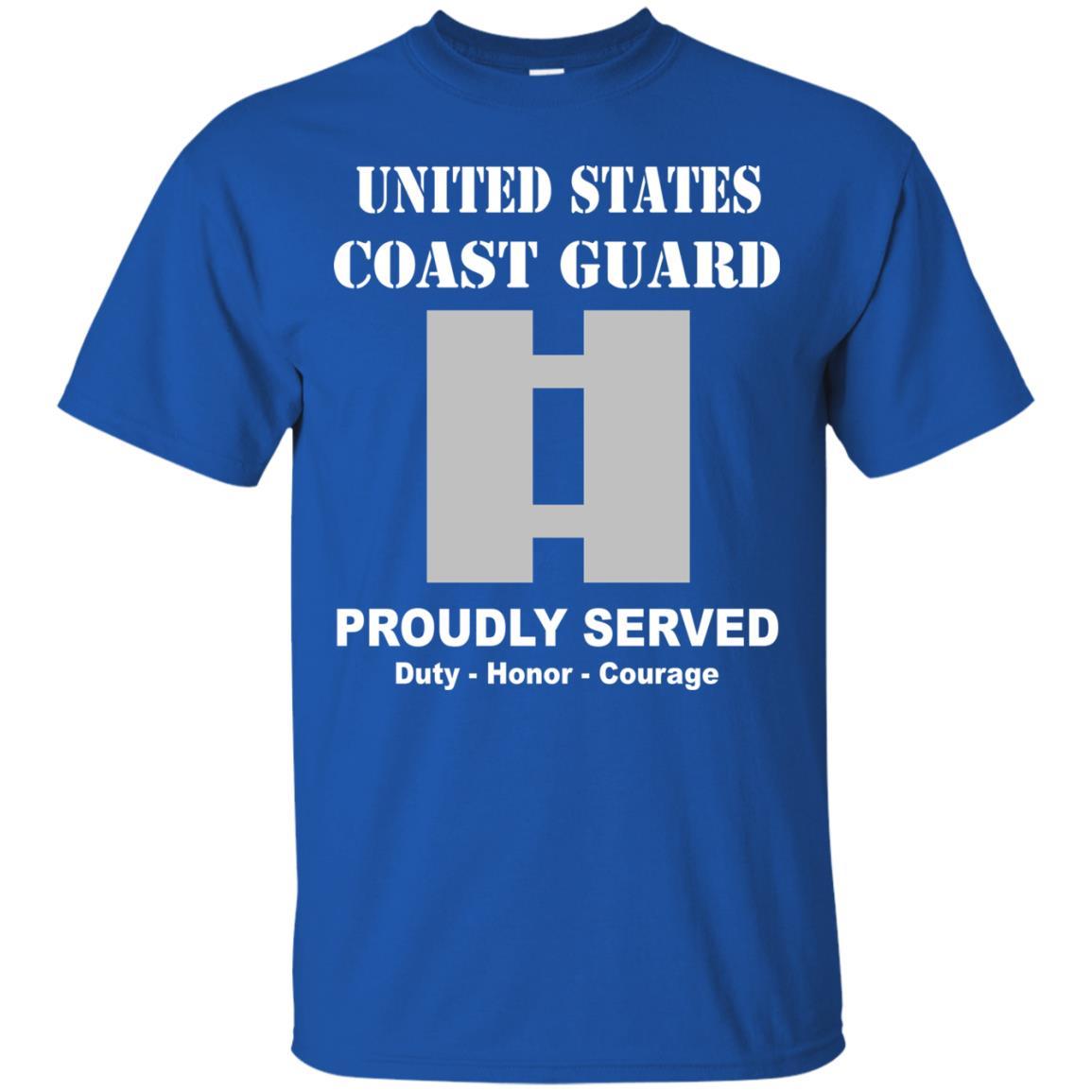 US Coast Guard O-3 Lieutenant O3 LT Junior Officer Men Front USCG T Shirt-TShirt-USCG-Veterans Nation