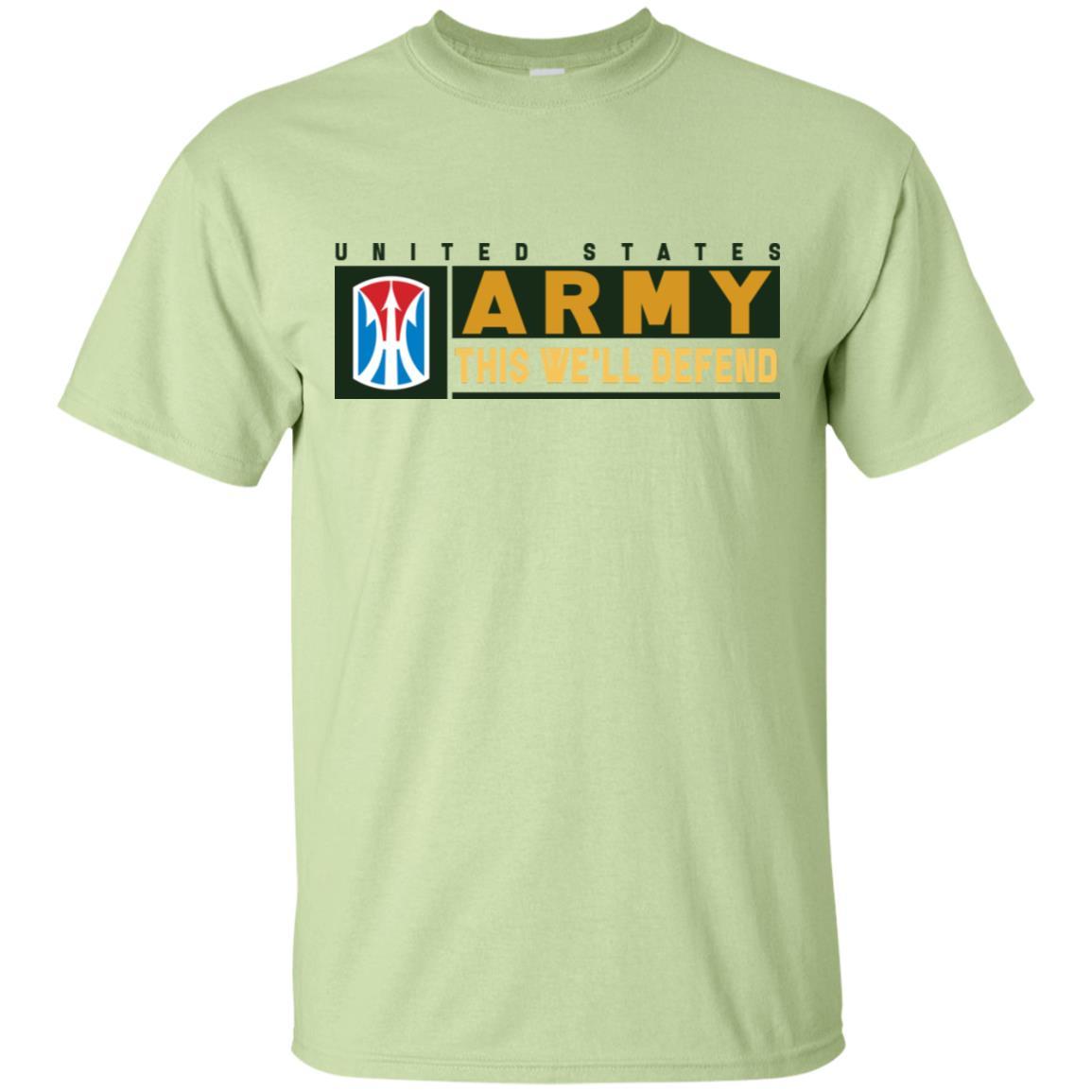US Army 11TH INFANTRY BRIGADE- This We'll Defend T-Shirt On Front For Men-TShirt-Army-Veterans Nation