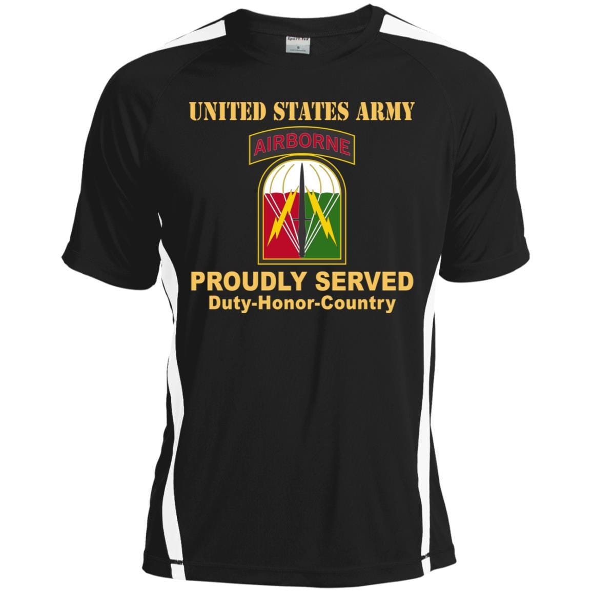US ARMY 528 SUSTAINMENT BRIGADE- Proudly Served T-Shirt On Front For Men-TShirt-Army-Veterans Nation