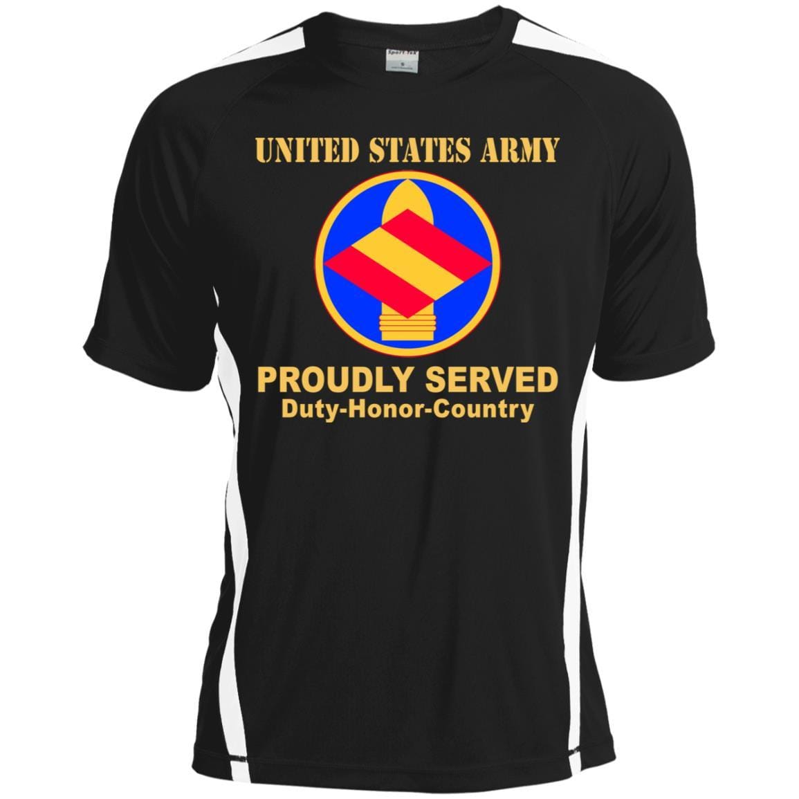 US ARMY 142 FIRES BRIGADE - Proudly Served T-Shirt On Front For Men-TShirt-Army-Veterans Nation
