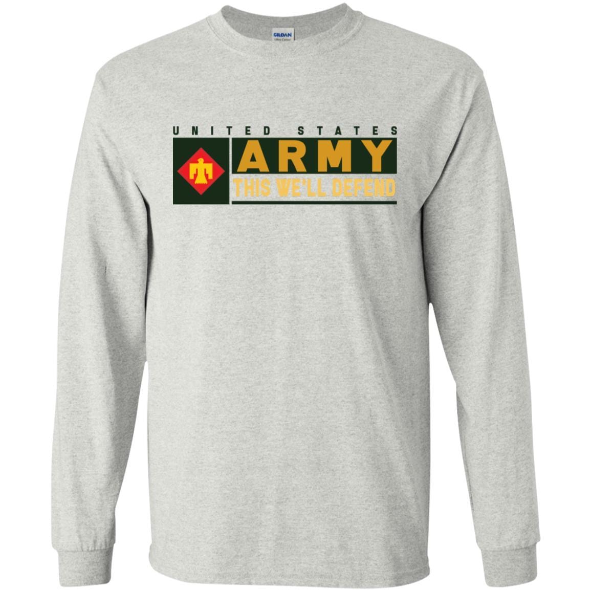 US Army 45TH INFANTRY BRIGADE COMBAT TEAM- This We'll Defend T-Shirt On Front For Men-TShirt-Army-Veterans Nation