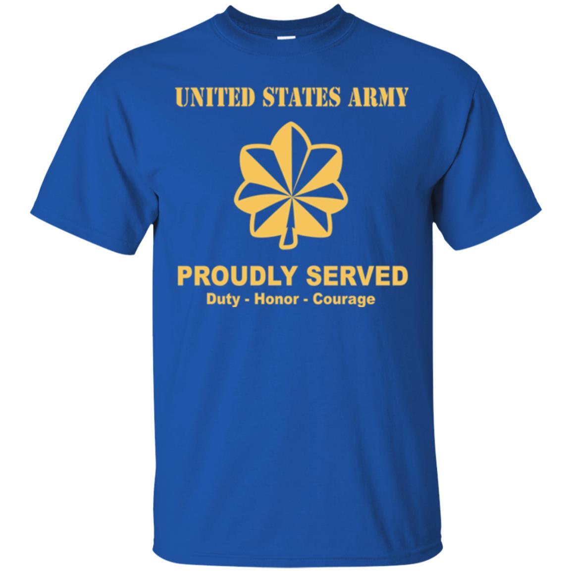 US Army O-4 Major O4 MAJ Field Officer Ranks Men Front Shirt US Army Rank-TShirt-Army-Veterans Nation