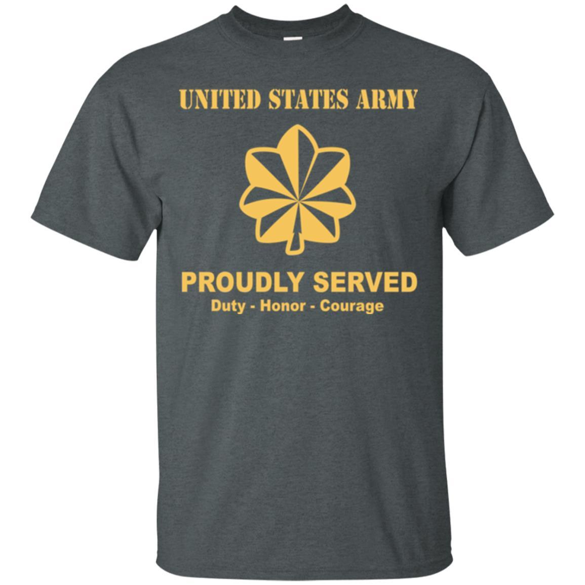 US Army O-4 Major O4 MAJ Field Officer Ranks Men Front Shirt US Army Rank-TShirt-Army-Veterans Nation