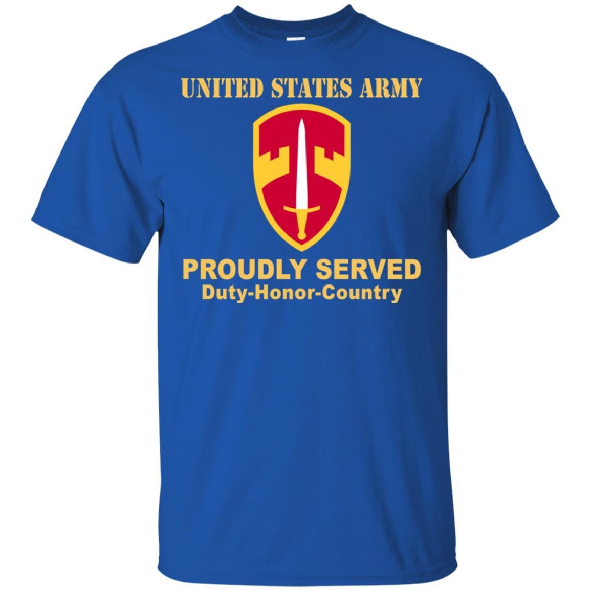 US ARMY CSIB U.S. ARMY VIETNAM- Proudly Served T-Shirt On Front For Men-TShirt-Army-Veterans Nation