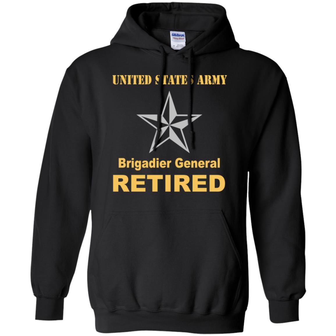 US Army O-7 Brigadier General O7 BG General Officer Retired Men T Shirt On Front-TShirt-Army-Veterans Nation