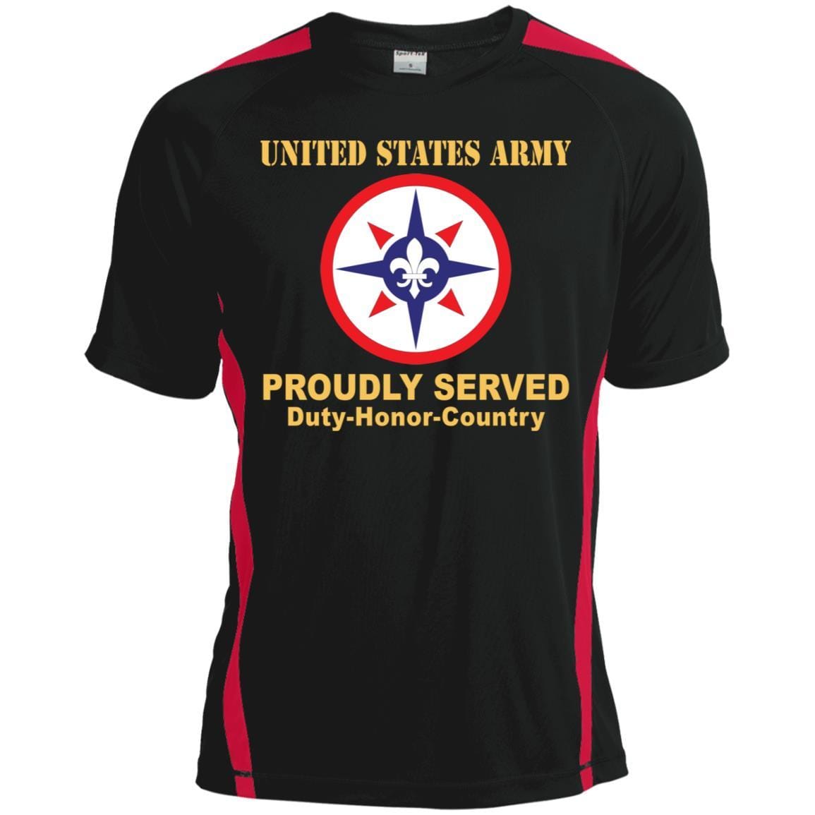 US ARMY 316TH SUSTAINMENT COMMAND- Proudly Served T-Shirt On Front For Men-TShirt-Army-Veterans Nation