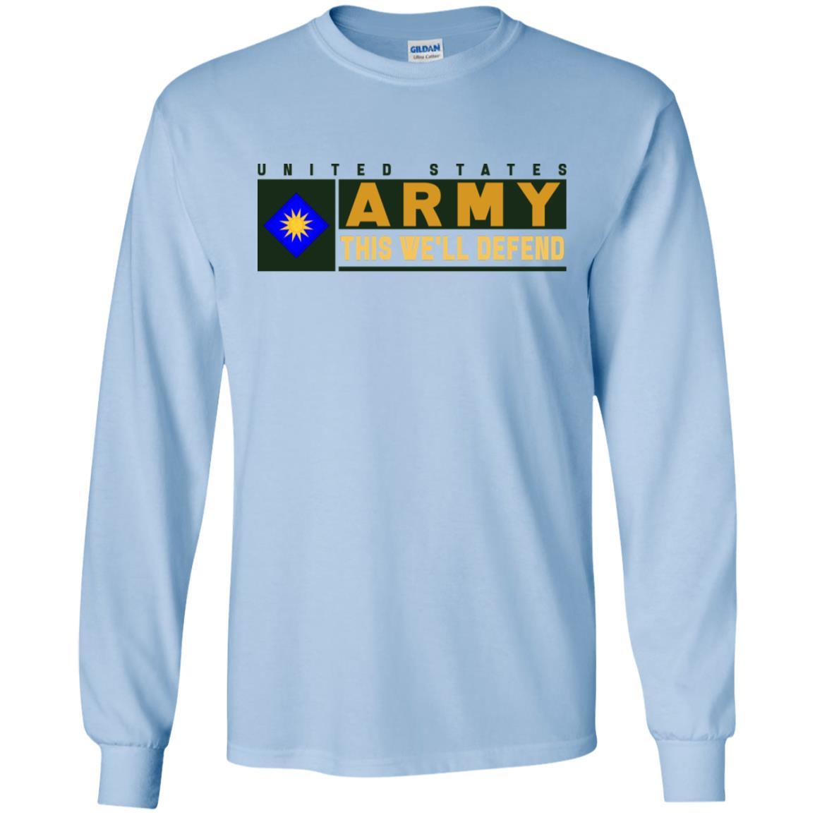 US Army 40TH INFANTRY DIVISION- This We'll Defend T-Shirt On Front For Men-TShirt-Army-Veterans Nation