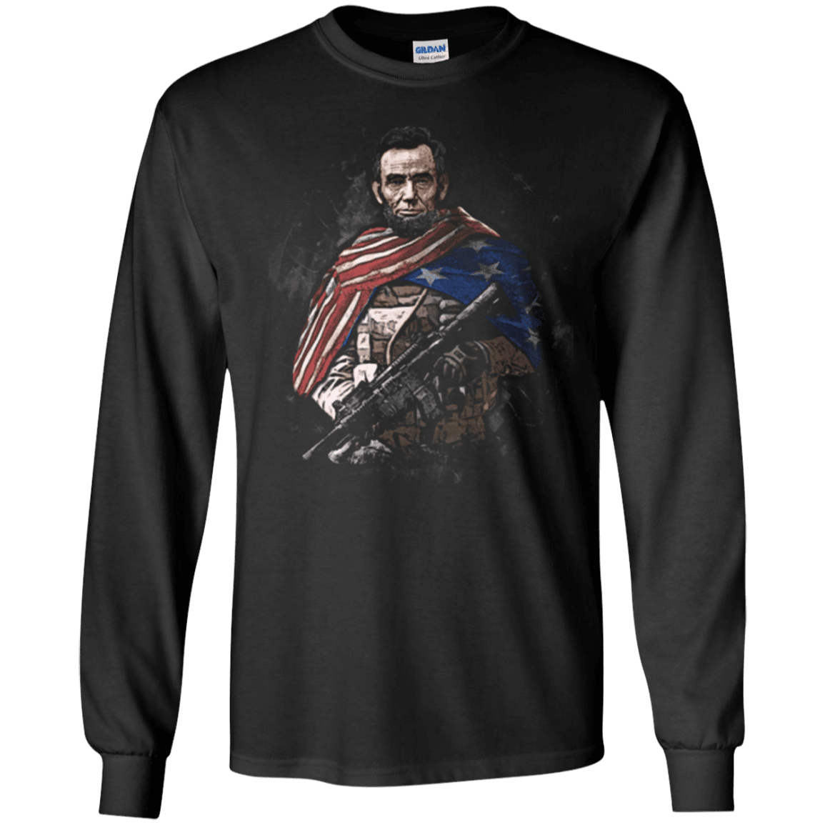 Military T-Shirt "Independent Day - Abraham Lincoln Soldier Presidents"-TShirt-General-Veterans Nation