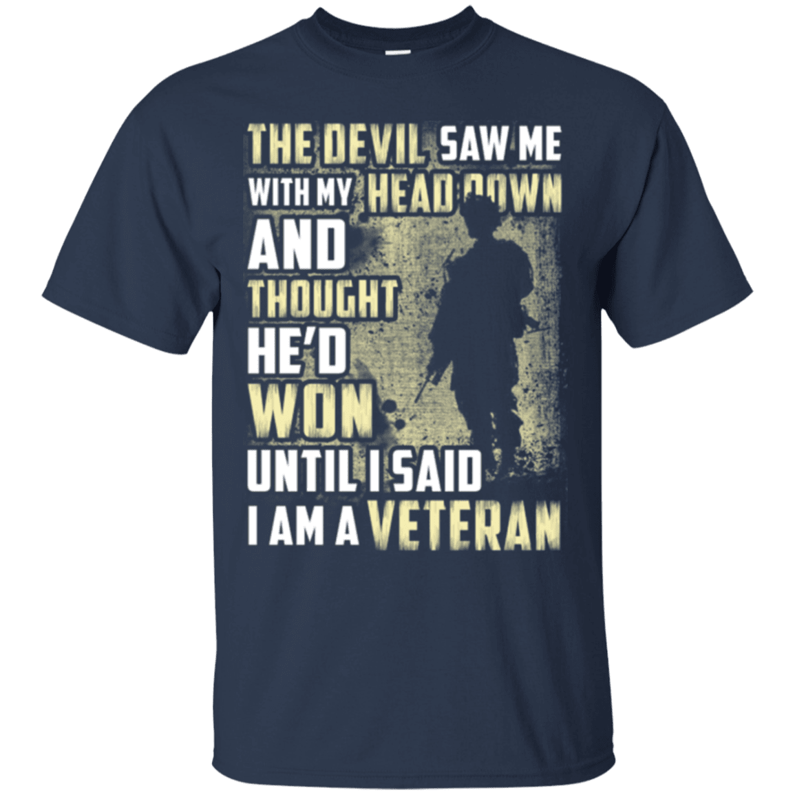 Military T-Shirt "I Am A Veteran"-TShirt-General-Veterans Nation