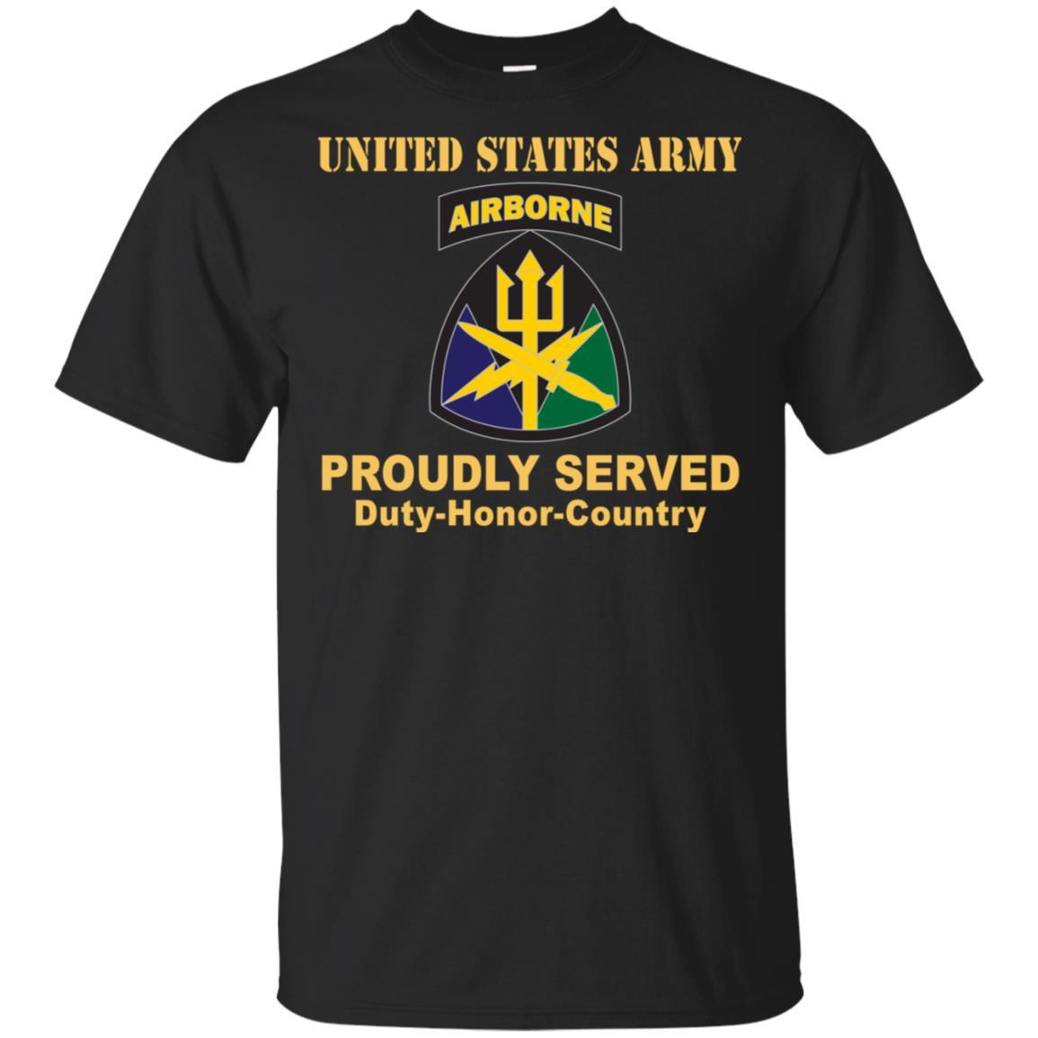 US ARMY SPECIAL OPERATIONS COMMAND JOINT FORCES- Proudly Served T-Shirt On Front For Men-TShirt-Army-Veterans Nation