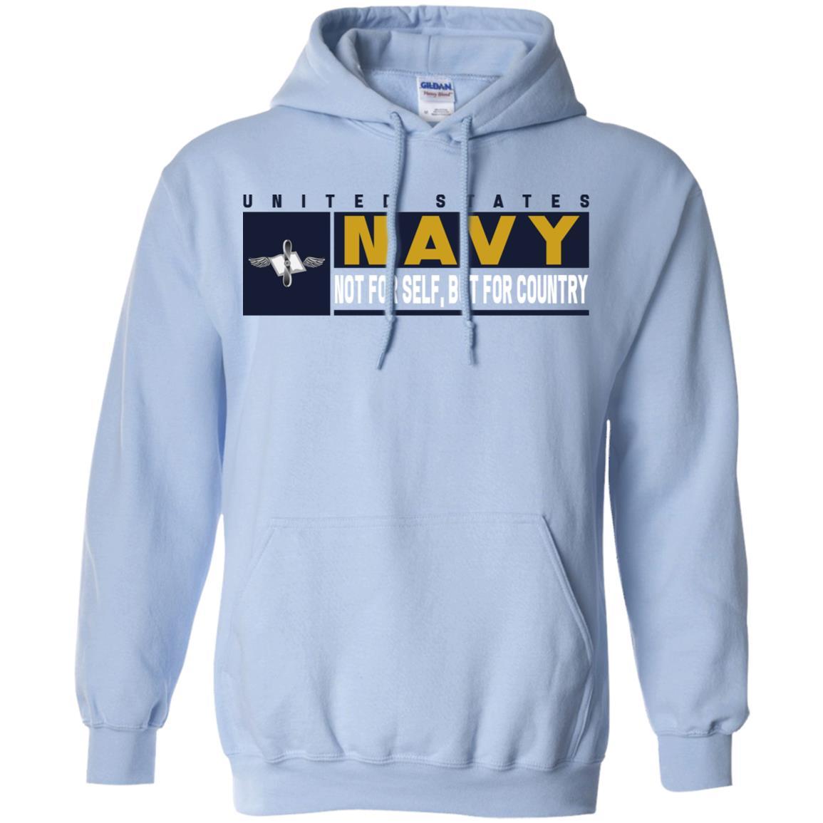 Navy Aviation Maintenance Administrationman Navy AZ- Not for self Long Sleeve - Pullover Hoodie-TShirt-Navy-Veterans Nation