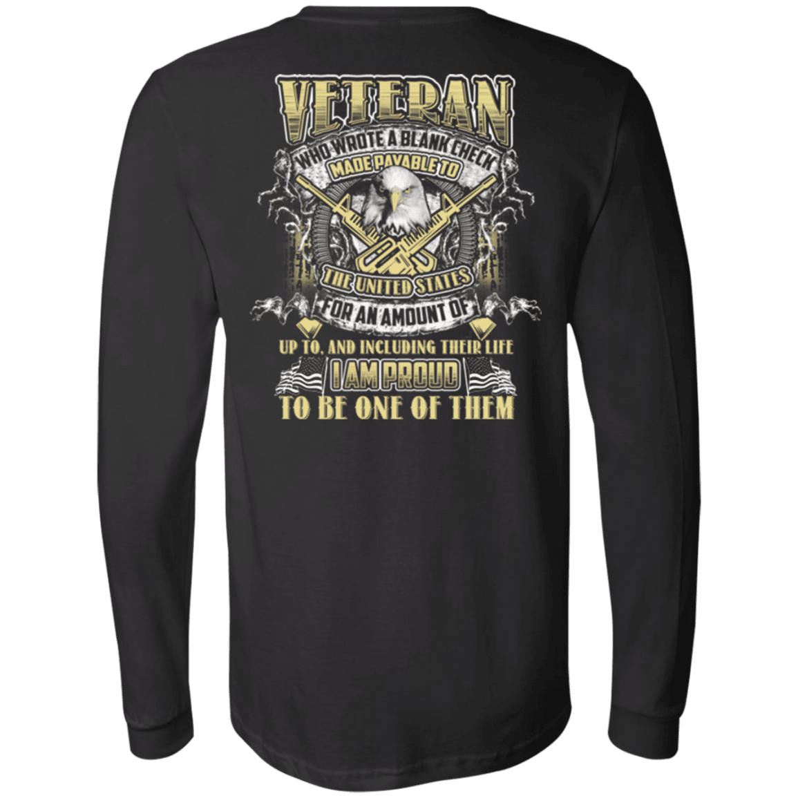 Military T-Shirt "Proud To Be Veteran"-TShirt-General-Veterans Nation