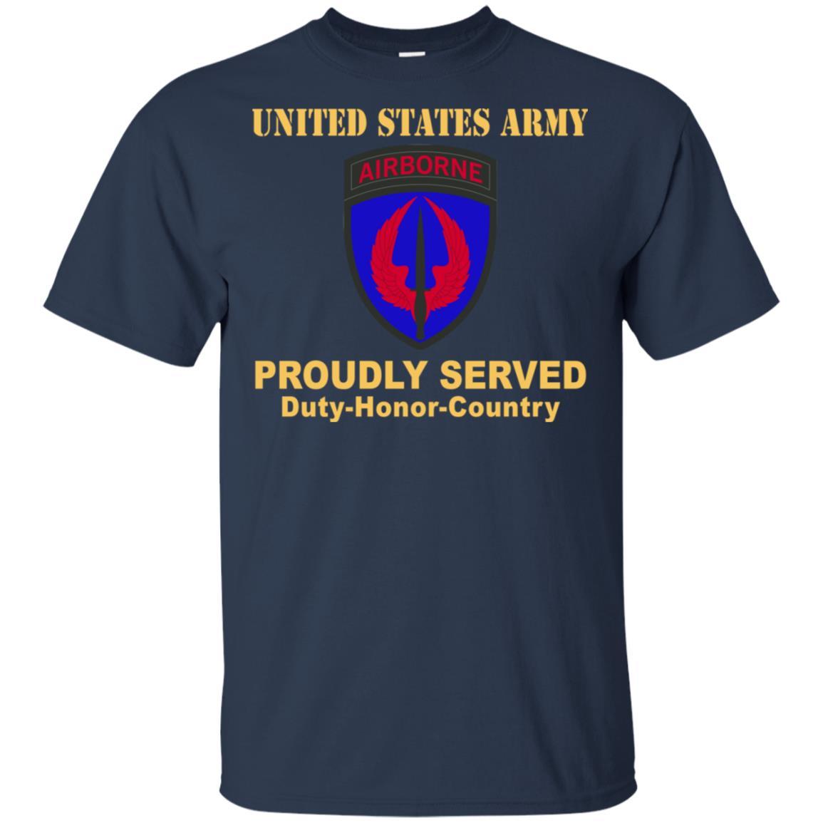 US ARMY SPECIAL OPERATIONS AVIATION COMMAND- Proudly Served T-Shirt On Front For Men-TShirt-Army-Veterans Nation