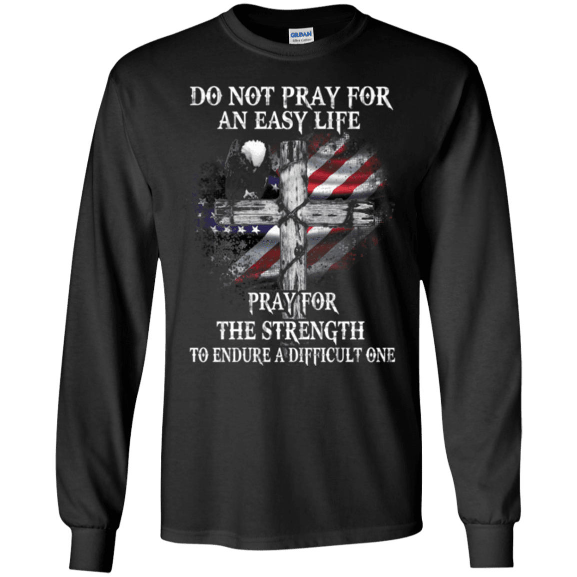 Military T-Shirt "Veteran Pray"-TShirt-General-Veterans Nation