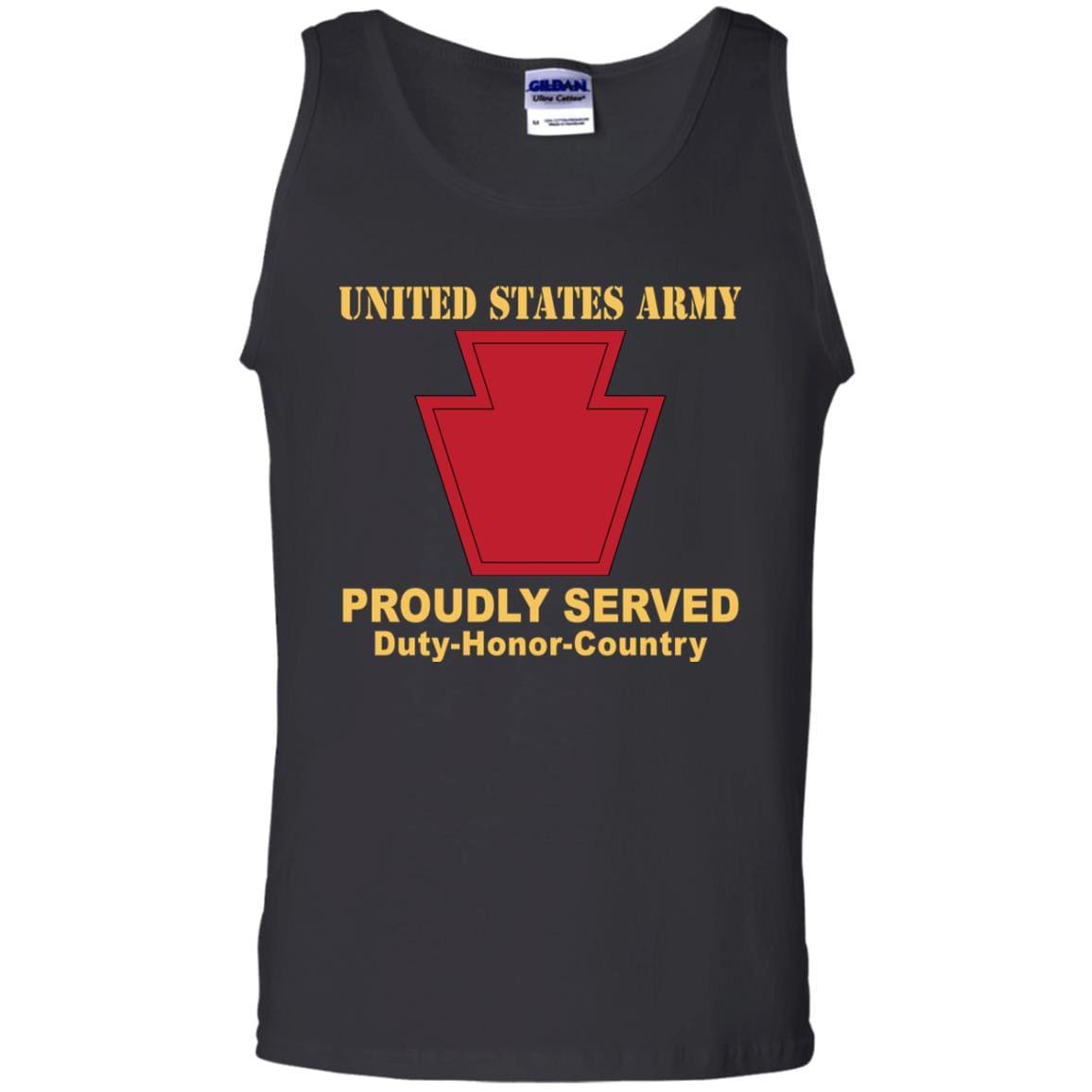 US ARMY 28TH INFANTRY DIVISION - Proudly Served T-Shirt On Front For Men-TShirt-Army-Veterans Nation