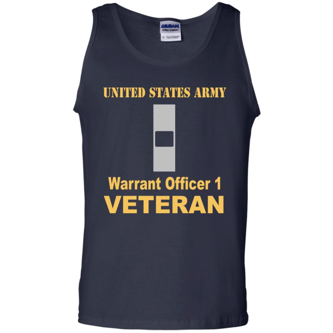 US Army W-1 Warrant Officer 1 W1 WO1 Warrant Officer Veteran Men T Shirt On Front-TShirt-Army-Veterans Nation