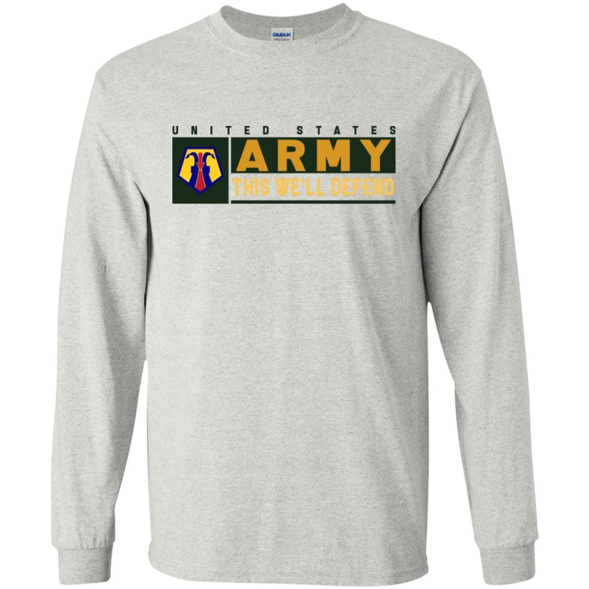 US Army 7TH CIVIL SUPPORT COMMAND- This We'll Defend T-Shirt On Front For Men-TShirt-Army-Veterans Nation