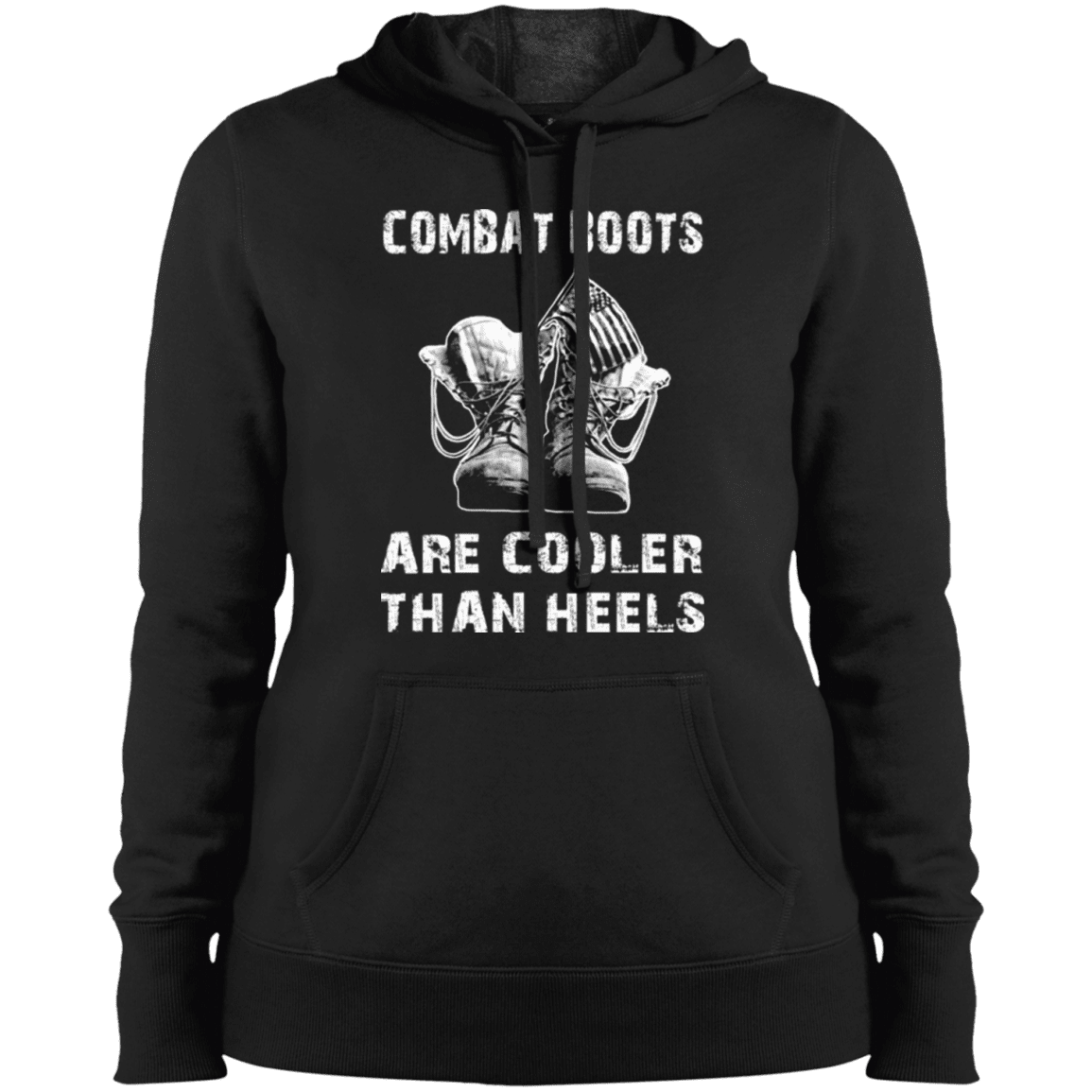 Military T-Shirt "Veteran - Combat Boots Are Cooler Than Heels"-TShirt-General-Veterans Nation