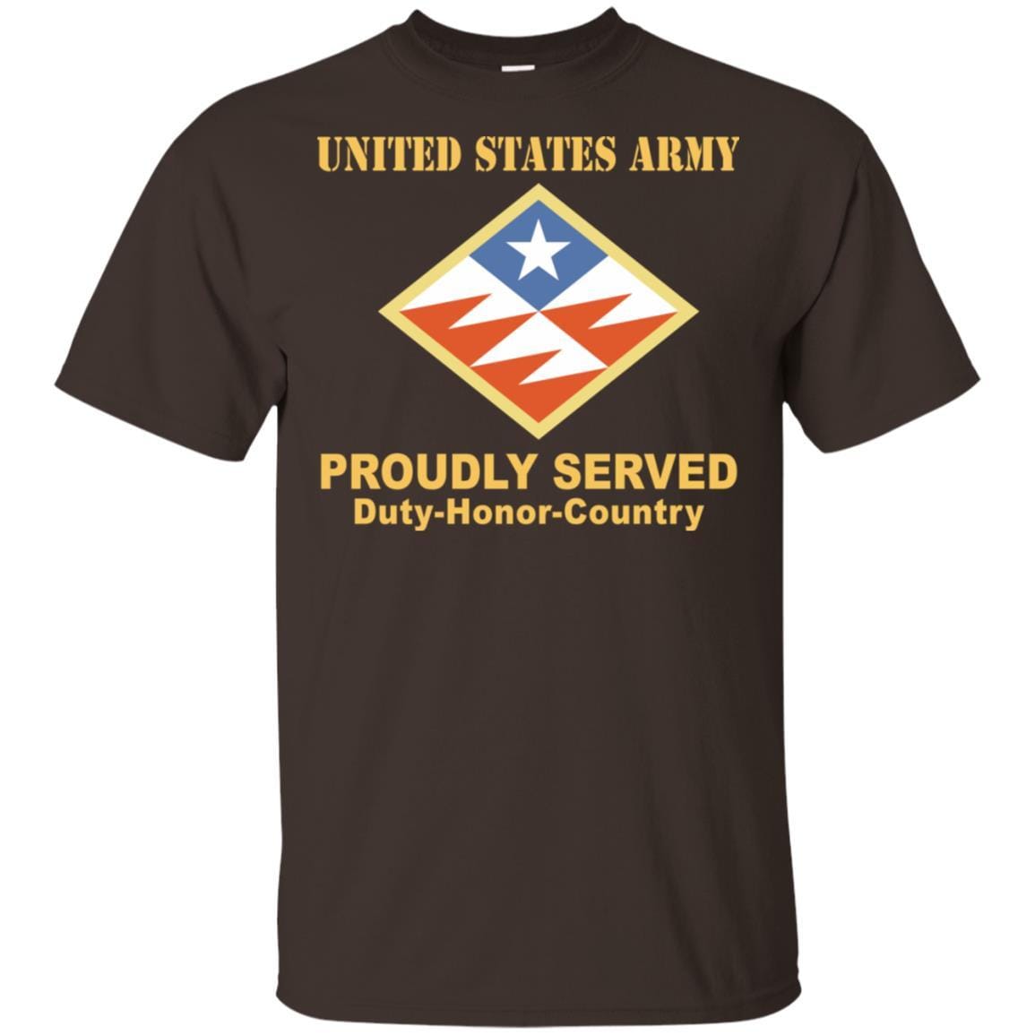 US ARMY 261 SIGNAL BRIGADE - Proudly Served T-Shirt On Front For Men-TShirt-Army-Veterans Nation