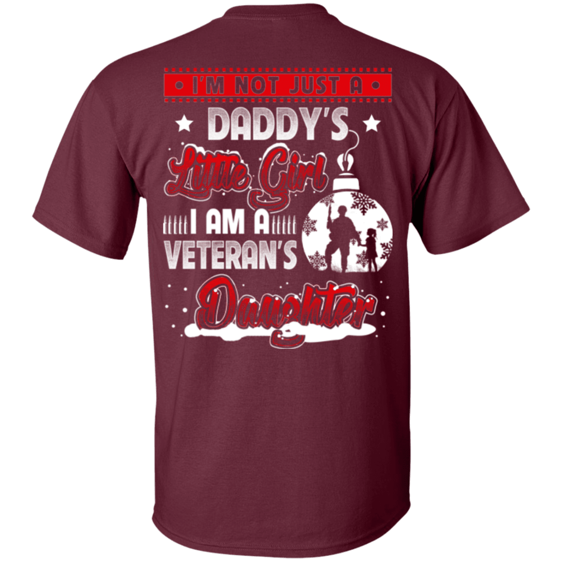 Military T-Shirt "I Am A Veteran's Daughter"-TShirt-General-Veterans Nation