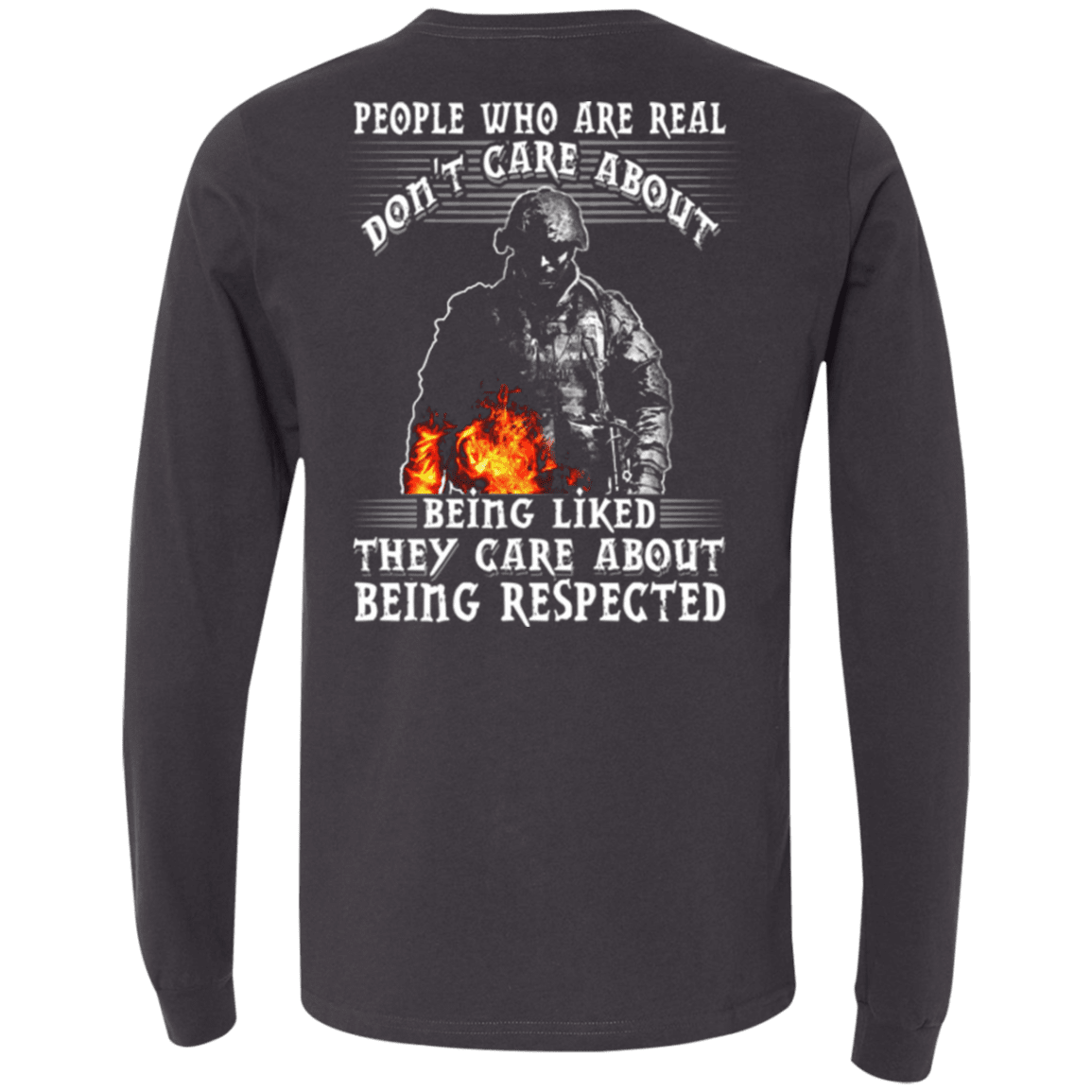 Military T-Shirt "Veteran - They Care About Being Respected"-TShirt-General-Veterans Nation