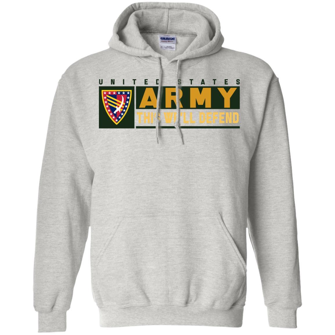 US Army 38 SUSTAINMENT BRIGADE- This We'll Defend T-Shirt On Front For Men-TShirt-Army-Veterans Nation