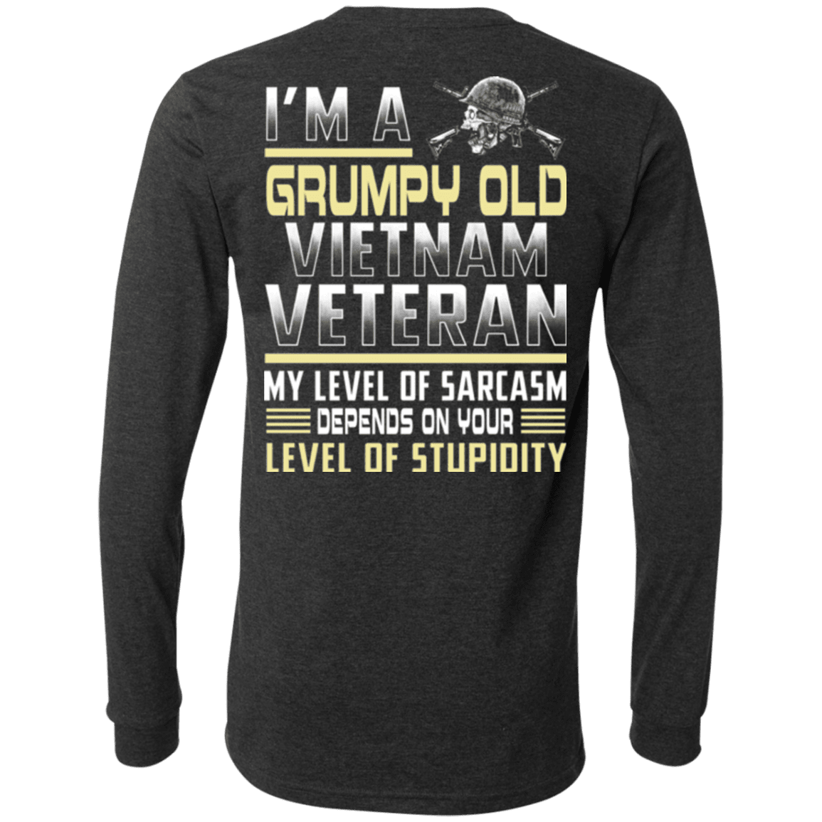 Military T-Shirt "I'm A Grump Old Vietnam Veteran"-TShirt-General-Veterans Nation