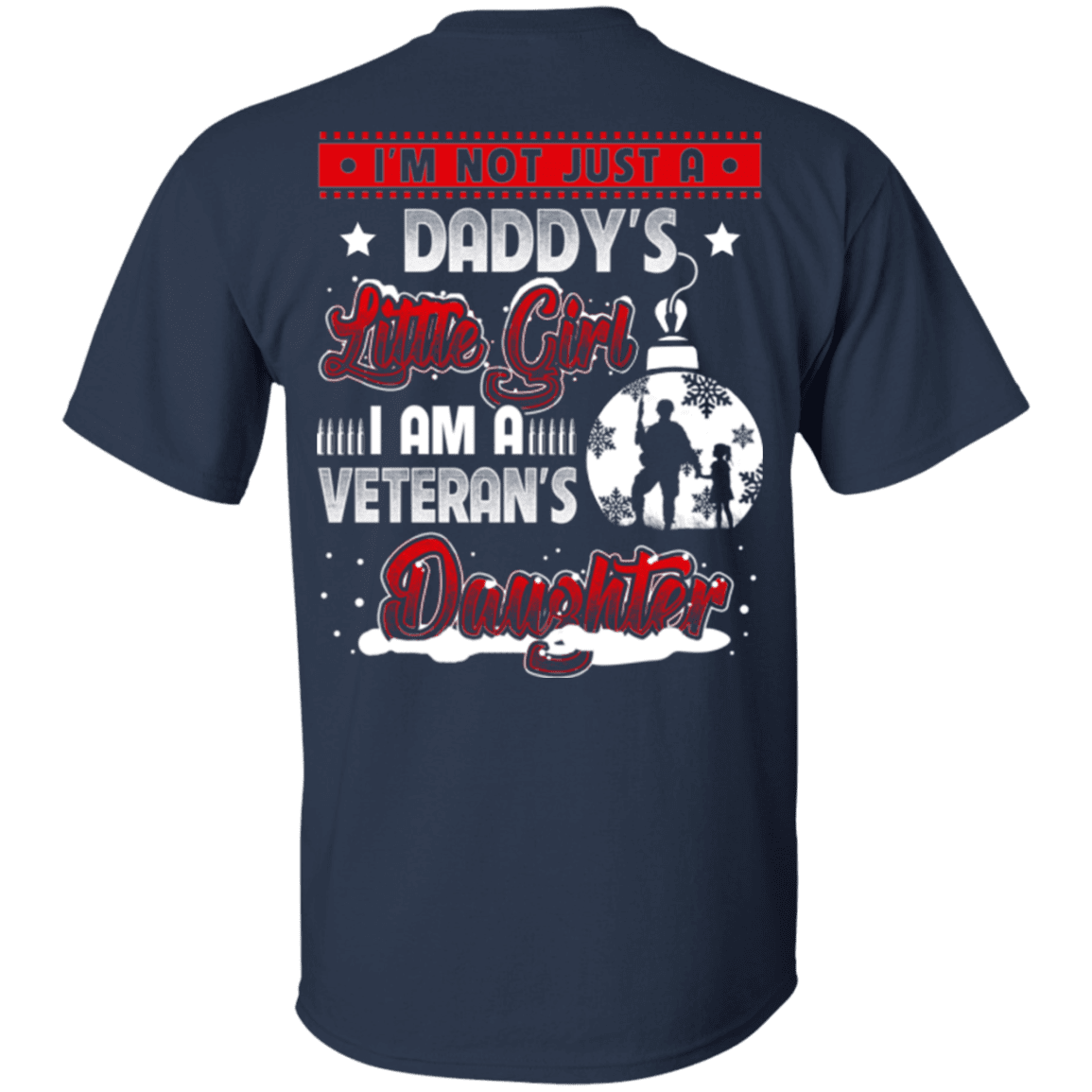 Military T-Shirt "I Am A Veteran's Daughter"-TShirt-General-Veterans Nation